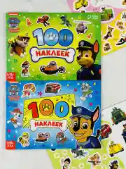 Наклейки Альбом игра 100 Книжка с заданиями для малышей Щенячий патруль Щенки Мультгерои