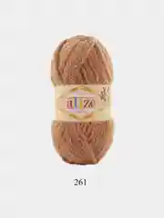Коричневый пряжа плюшевая Alize Softy, микрополиэстер, 50 г, 115 м