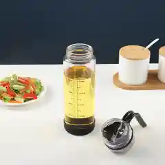 Бутылка для масла с дозатором, стеклянная емкость для соуса