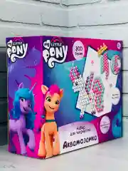 Аквамозаика 300 бусин для девочки аква бусинки мозаика пони My little pony лошадка мульт
