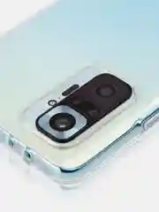 Прозрачный силиконовый чехол ROSCO для Xiaomi Redmi Note 10 Pro с защитой камер и от прилипания