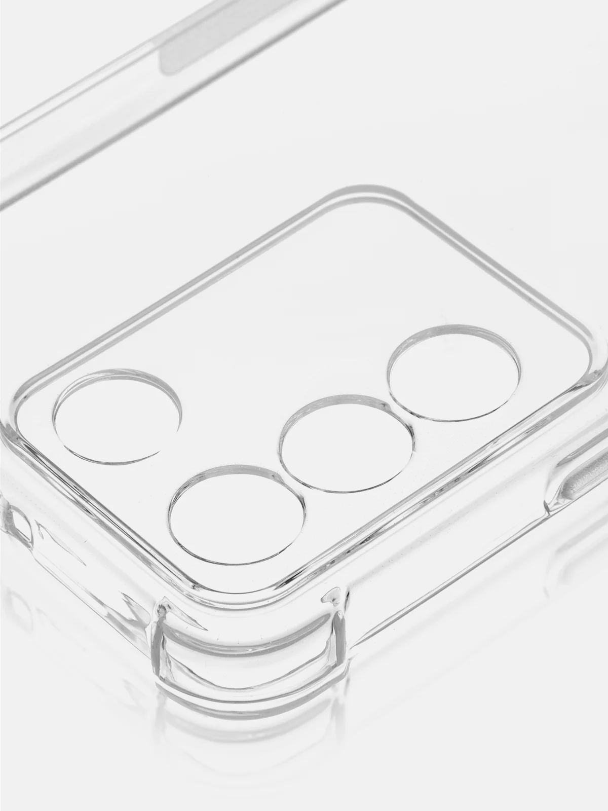 Прозрачный противоударный чехол для Vivo T2 4G силиконовый ROSCO с усиленными углами и защитой камер