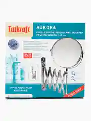 Зеркало выдвижное настенное двухстороннее AURORA д.17см