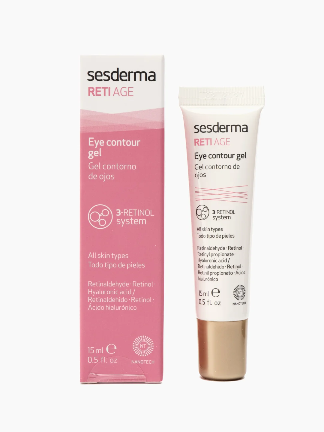 Sesderma RETI AGE Контур-гель увлажняющий для кожи вокруг глаз, против морщин, 15 мл