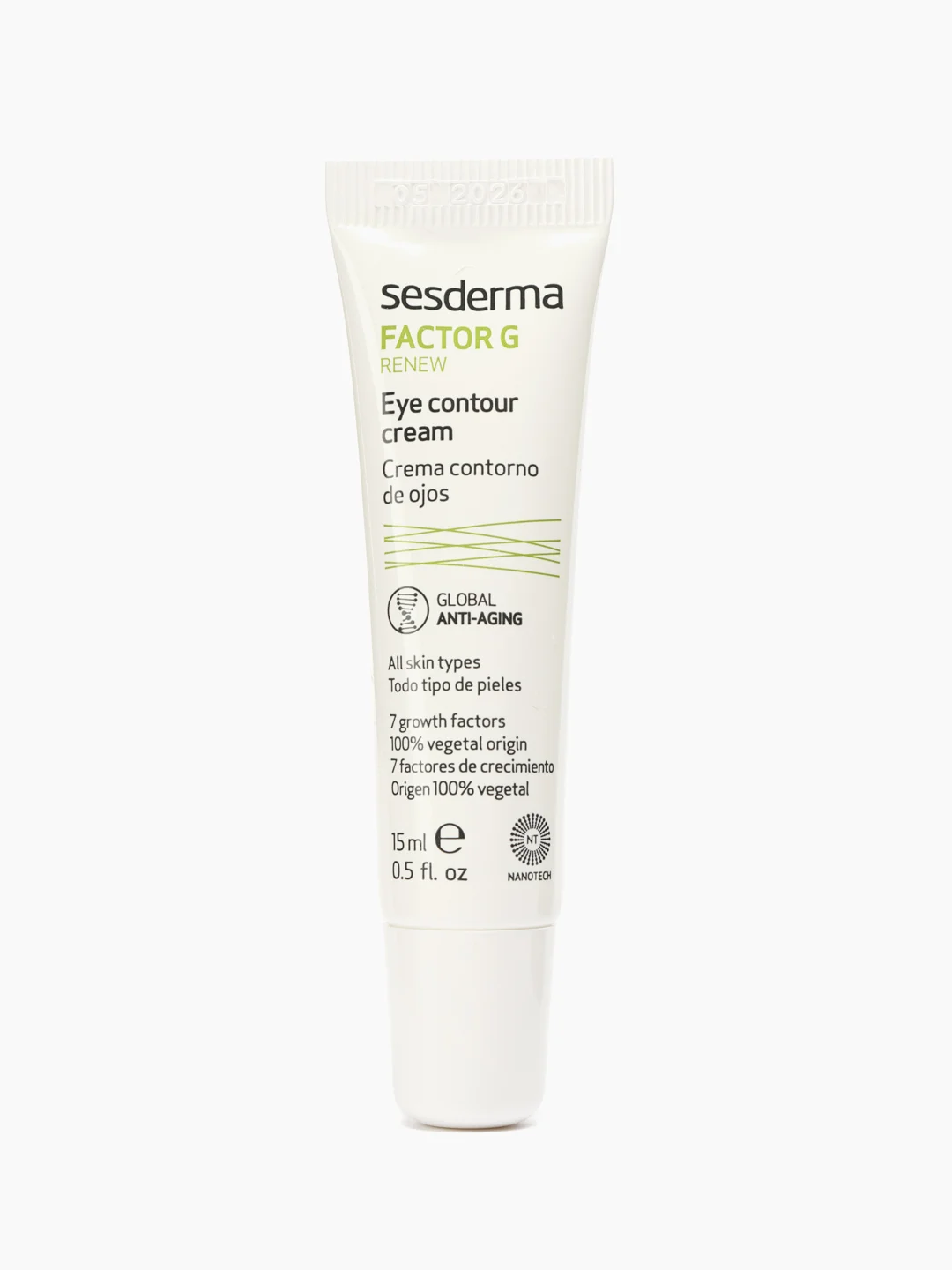 Sesderma FACTOR G RENEW Контур-крем для зоны вокруг глаз на основе стволовых клеток, 15 мл