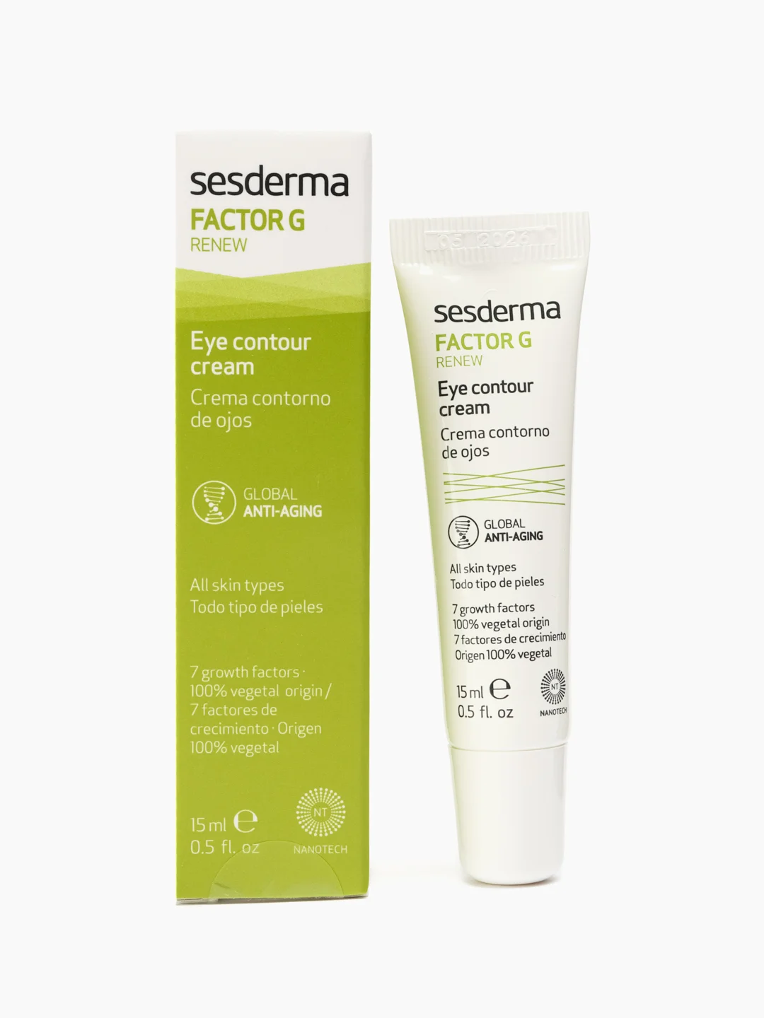 Sesderma FACTOR G RENEW Контур-крем для зоны вокруг глаз на основе стволовых клеток, 15 мл
