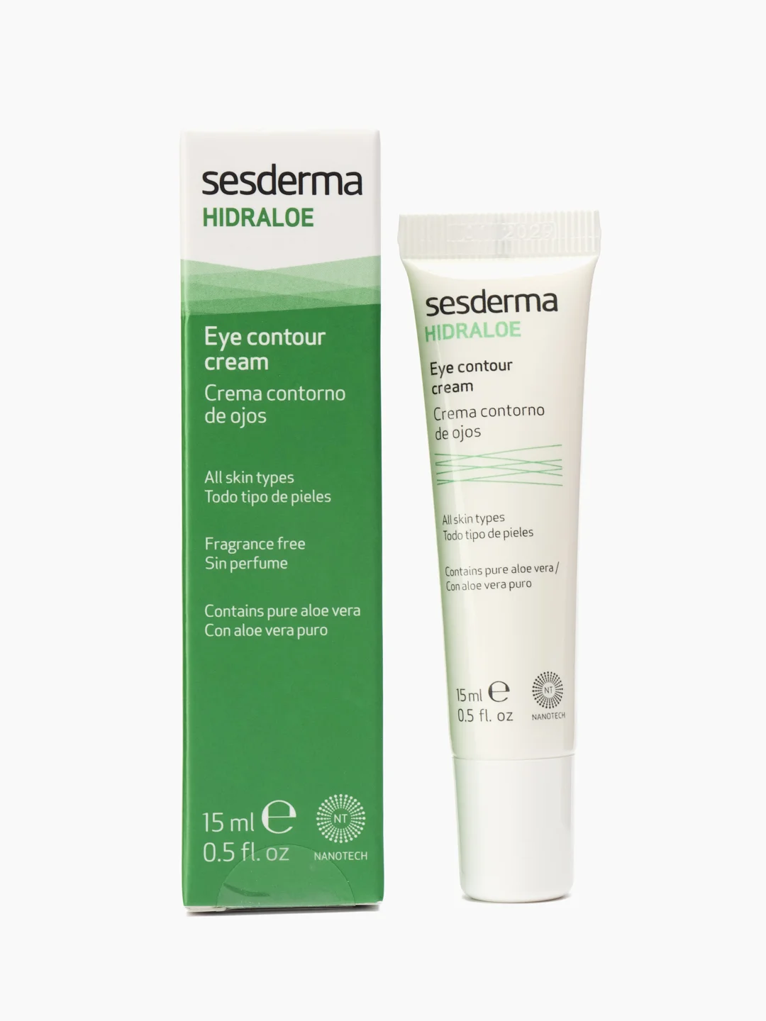 Sesderma HIDRALOE Крем увлажняющий для контура глаз с алоэ вера, 15 мл