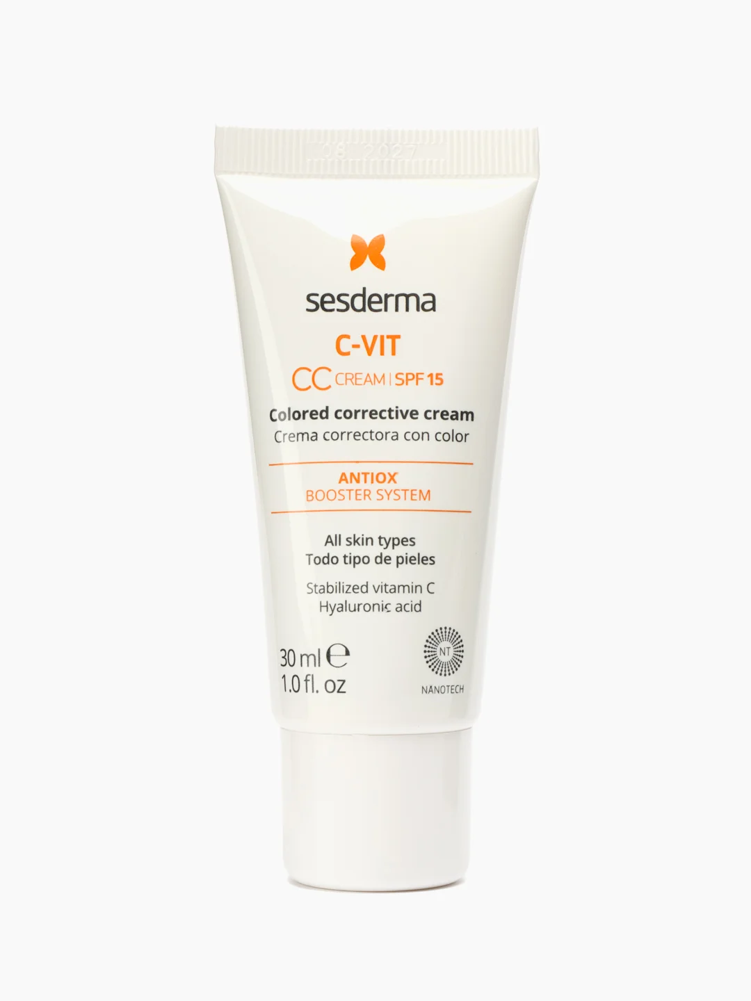Sesderma C-VIT SPF 15 Крем для лица тональный, корректирующий, с витамином С, 30 мл