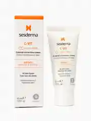 Sesderma C-VIT SPF 15 Крем для лица тональный, корректирующий, с витамином С, 30 мл