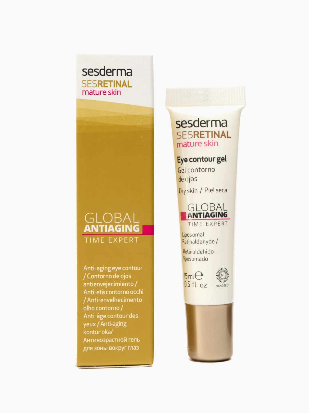 Sesderma SESRETINAL Крем-контур для зоны вокруг глаз омолаживающий "Эксперт времени", 15мл
