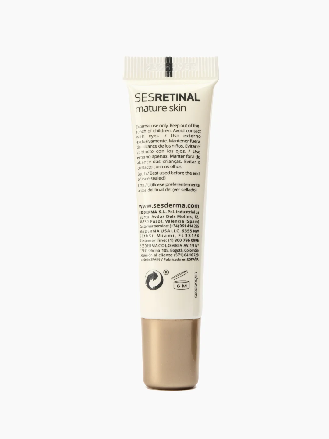 Sesderma SESRETINAL Крем-контур для зоны вокруг глаз омолаживающий "Эксперт времени", 15мл
