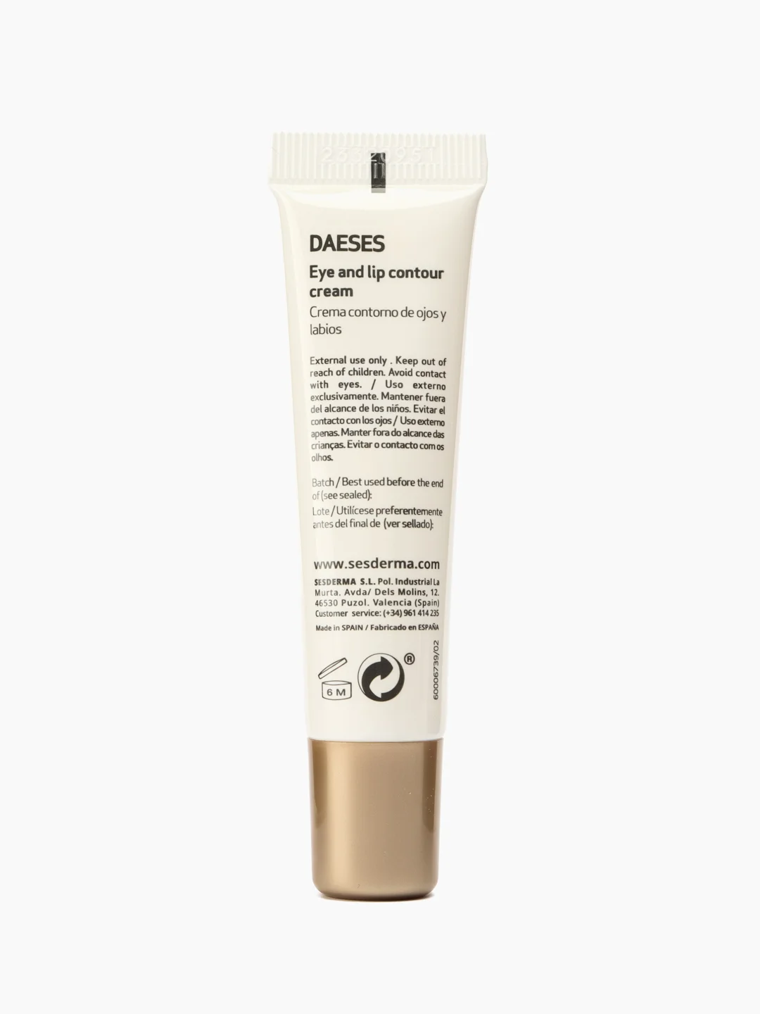 Sesderma DAESES Крем-контур для глаз и губ с лифтинг-эффектом, 15 мл