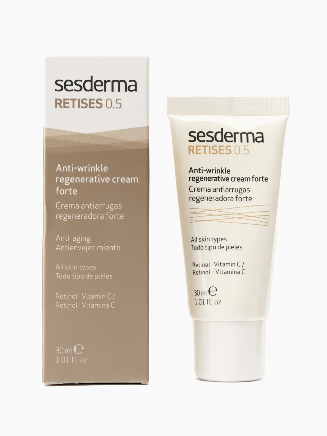 Sesderma RETISES 0,50% Крем форте против морщин регенерирующий, на основе ретинола, 30 мл