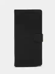 Черный чехол-книжка Infinix Hot 50 4G (Инфиникс Хот 50) с магнитной застежкой противоударный