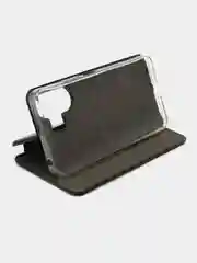Угольный чехол-книжка для Xiaomi Redmi 13C / Poco C65 / Сяоми Редми 13С / Поко С65