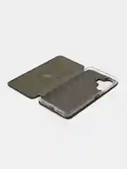 Угольный чехол-книжка для Xiaomi Redmi 13C / Poco C65 / Сяоми Редми 13С / Поко С65