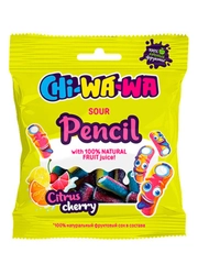 Мармелад экструдированный CHI-WA-WA Карандаш, цитрус, кислый, 120 г
