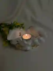 Белый декоративная подставка "Руки" кашпо, ключница, конфетница, подсвечник из гипса