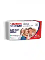 Салфетки влажные, 77 штук