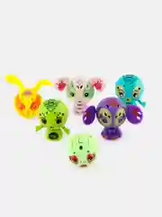 Белый шар-трансформер "Zoobles", наборы Зубликов с магнитными карточками