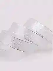 Серебряный тесьма/лента металлизированная 10мм