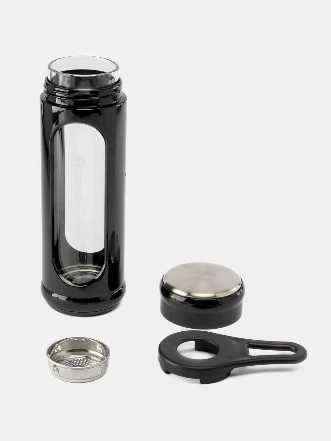 Черный термос с ситечком Xiaomi TOMIC 350 мл