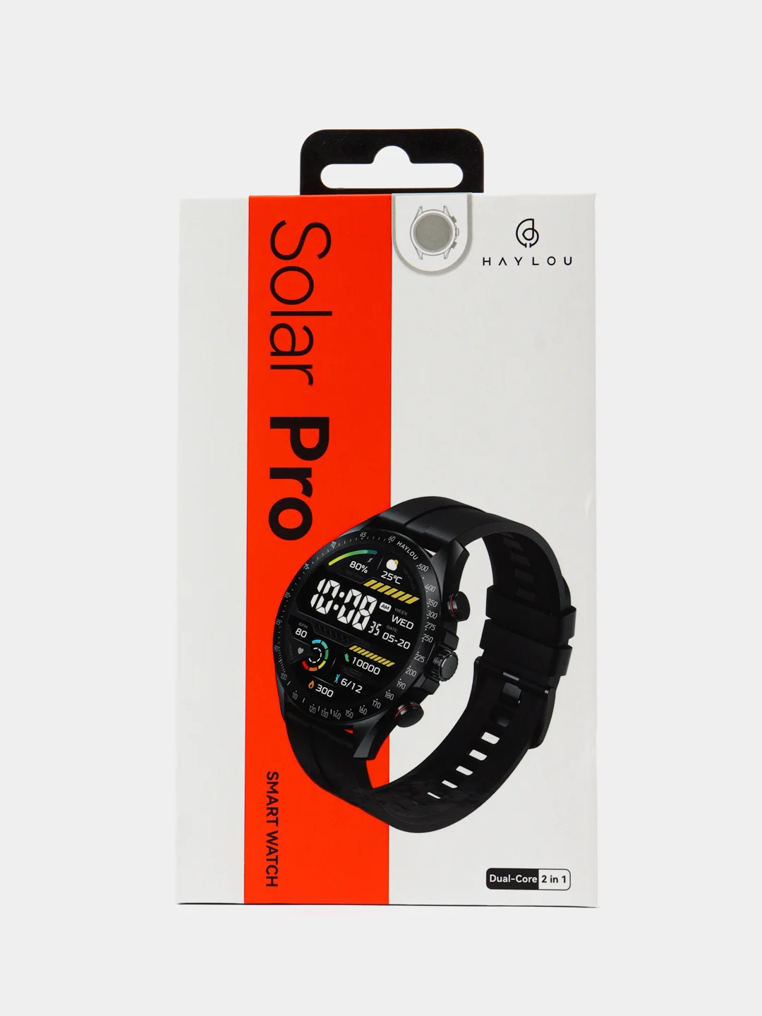 Серебряный умные часы Xiaomi Haylou Smart Watch Solar Pro LS18