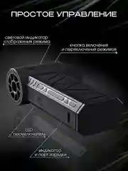 Воздуходувка портативная/ ветродуйка аккумуляторная/ турбовентилятор