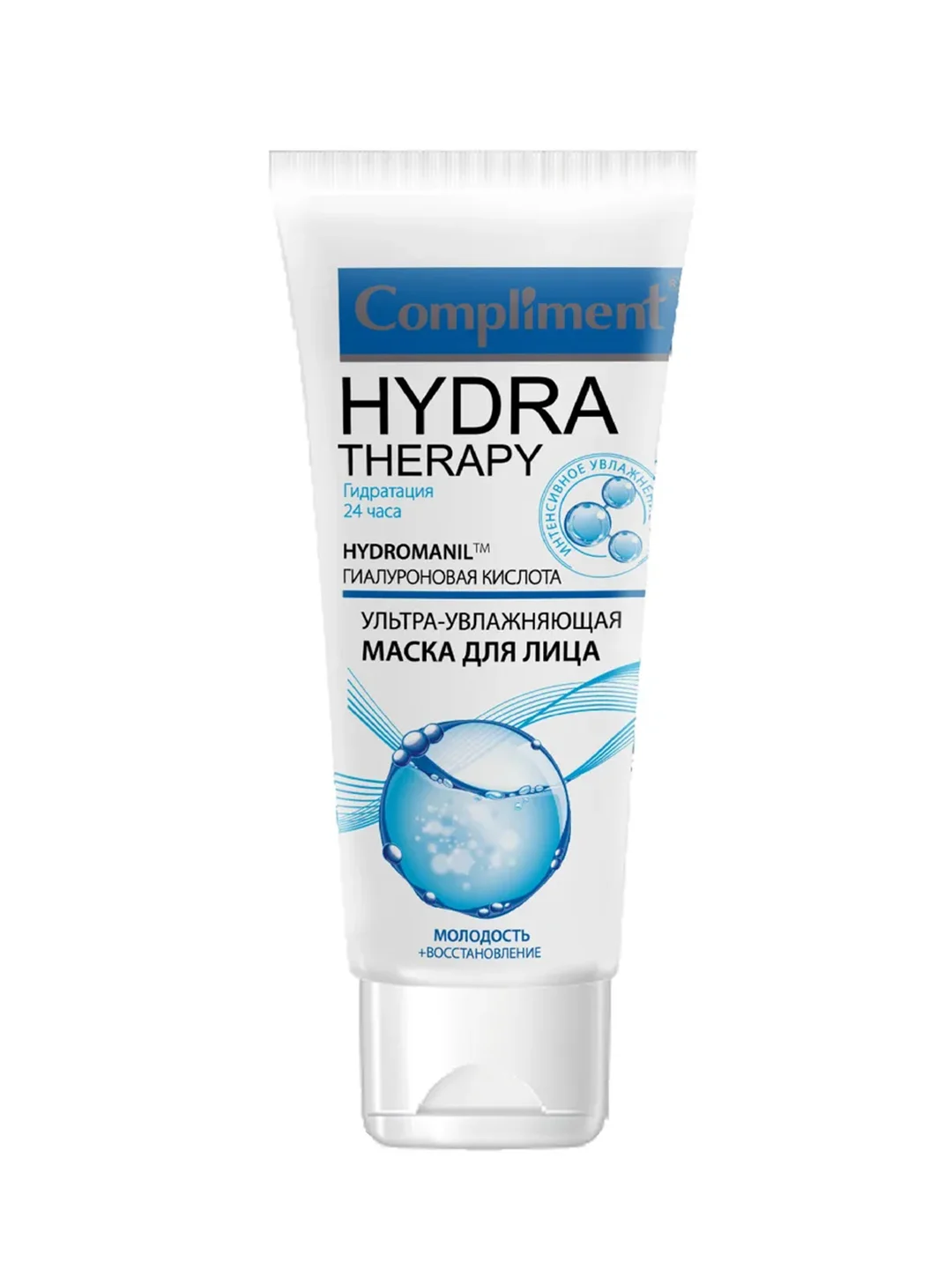 Compliment HYDRA THERAPY ультра-увлажняющая маска для лица, 100мл