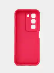 Фуксия чехол для Infinix HOT 50 4G (Инфиникс Хот 50 4 джи), противоударный, с бортиками