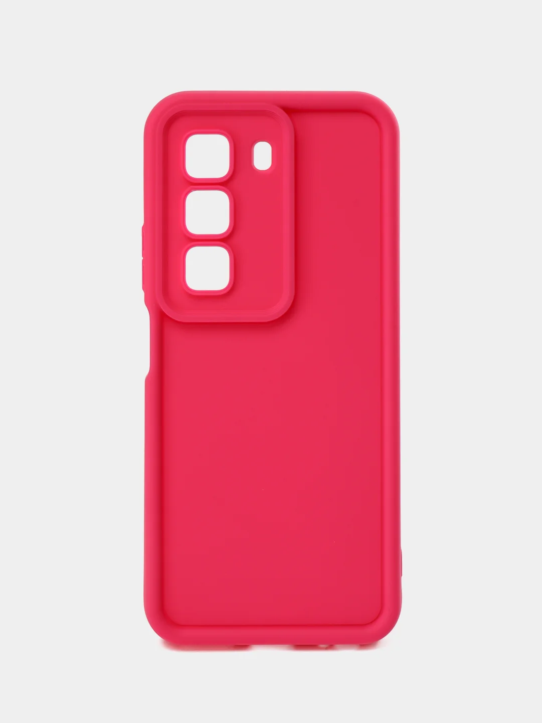 Фуксия чехол для Infinix HOT 50 4G (Инфиникс Хот 50 4 джи), противоударный, с бортиками