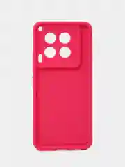 Фуксия чехол для Tecno Camon 30 (Техно камон 30), противоударный, с бортиками