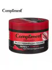 Compliment Naturalis разогревающая маска против выпадения волос ПЕРЕЦ+ КЕРАТИН, 500мл