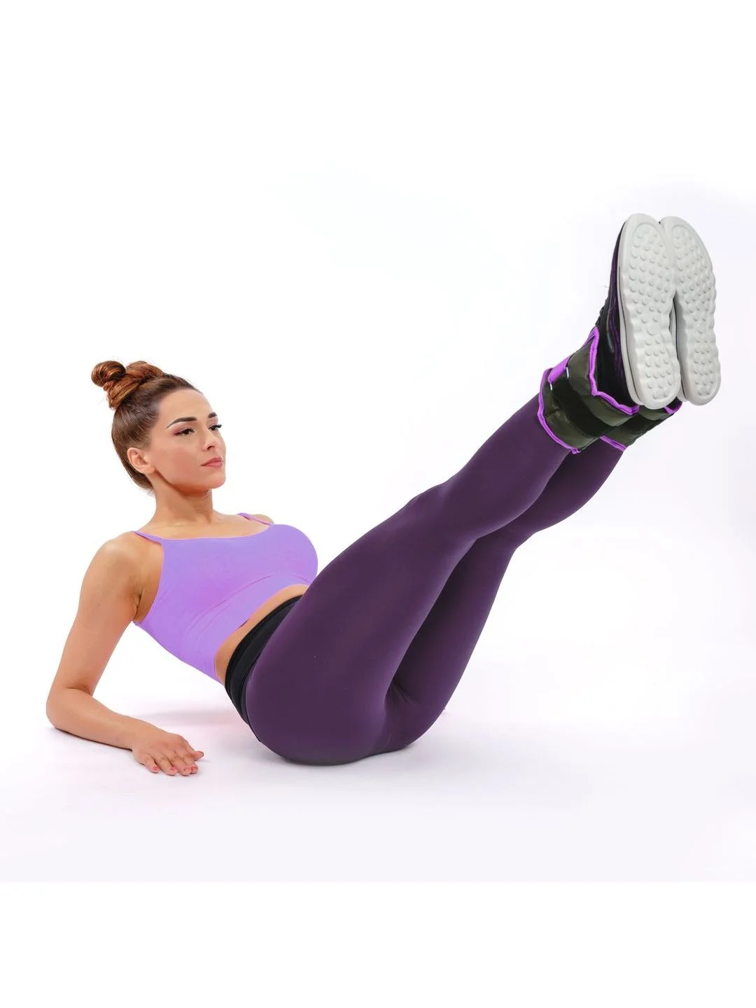 Фиолетовый утяжелители нейлоновые ProRun 2 кг х 2 шт