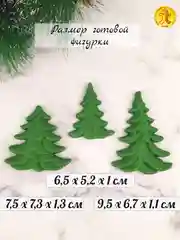 Силиконовая форма "Елочка пушистая" молд для шоколада