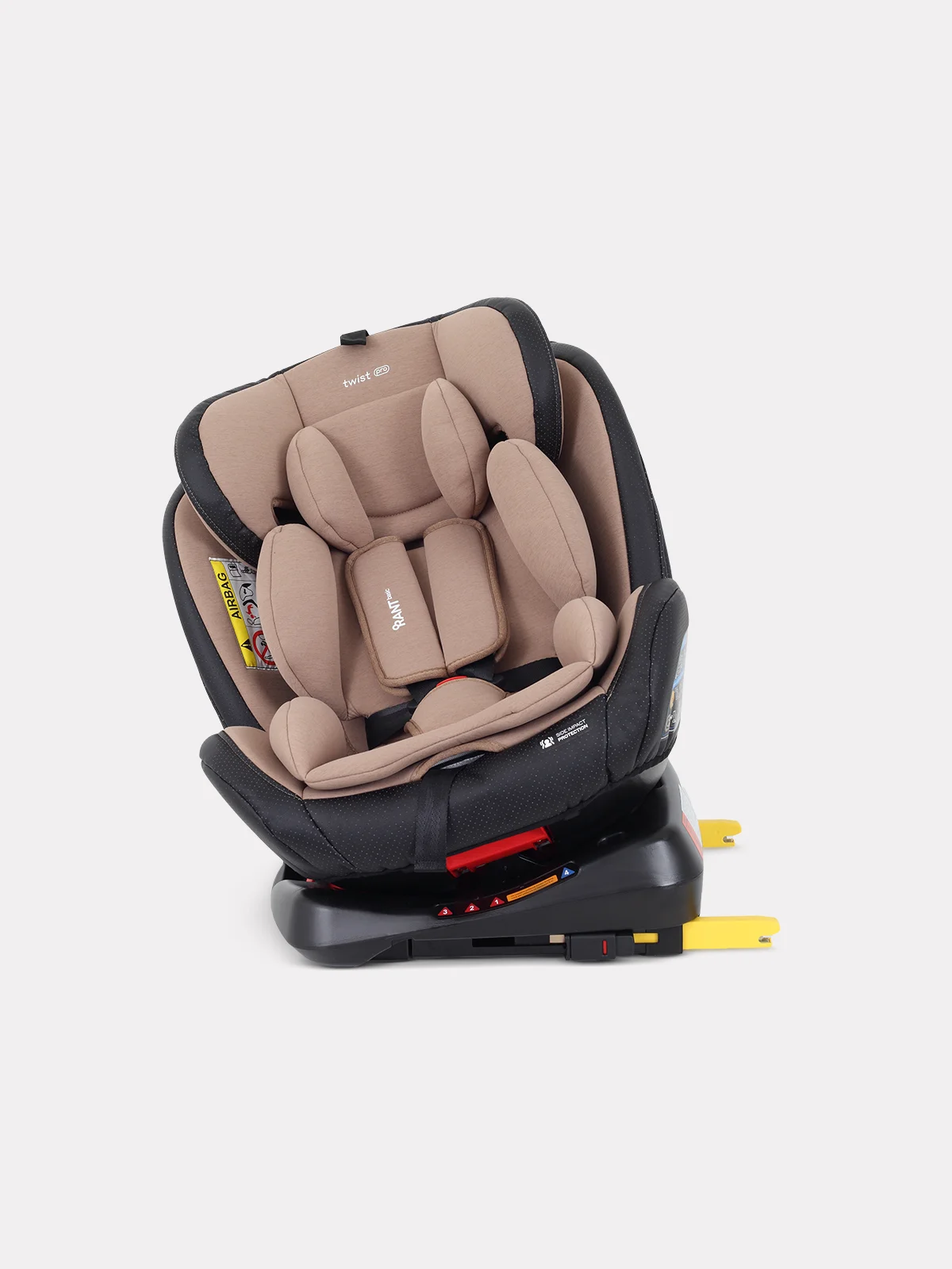 Бежевый автокресло RANT Twist pro isofix группа 0+-1-2-3 (0-36 кг)
