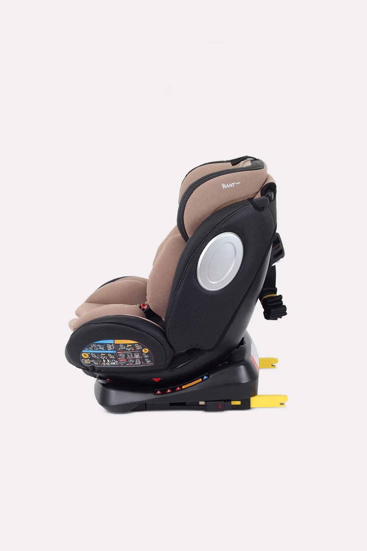 Бежевый автокресло RANT Twist pro isofix группа 0+-1-2-3 (0-36 кг)