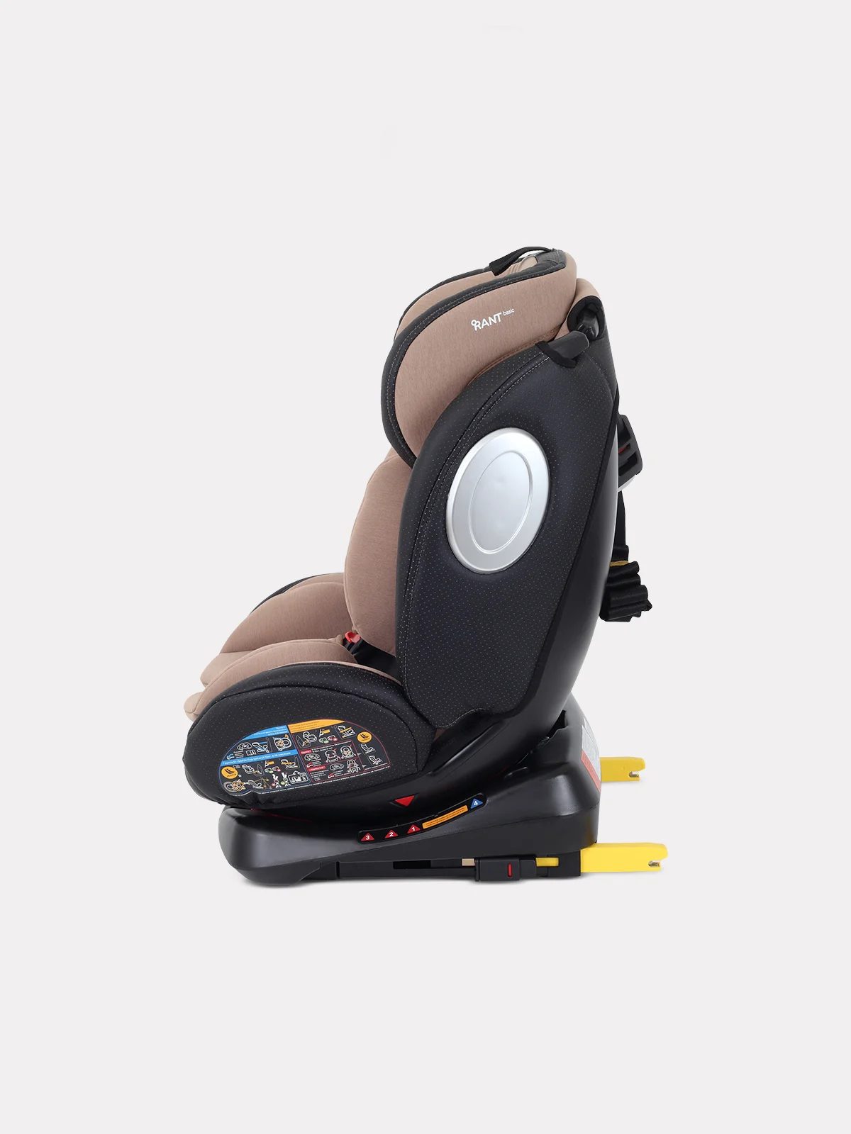 Бежевый автокресло RANT Twist pro isofix группа 0+-1-2-3 (0-36 кг)