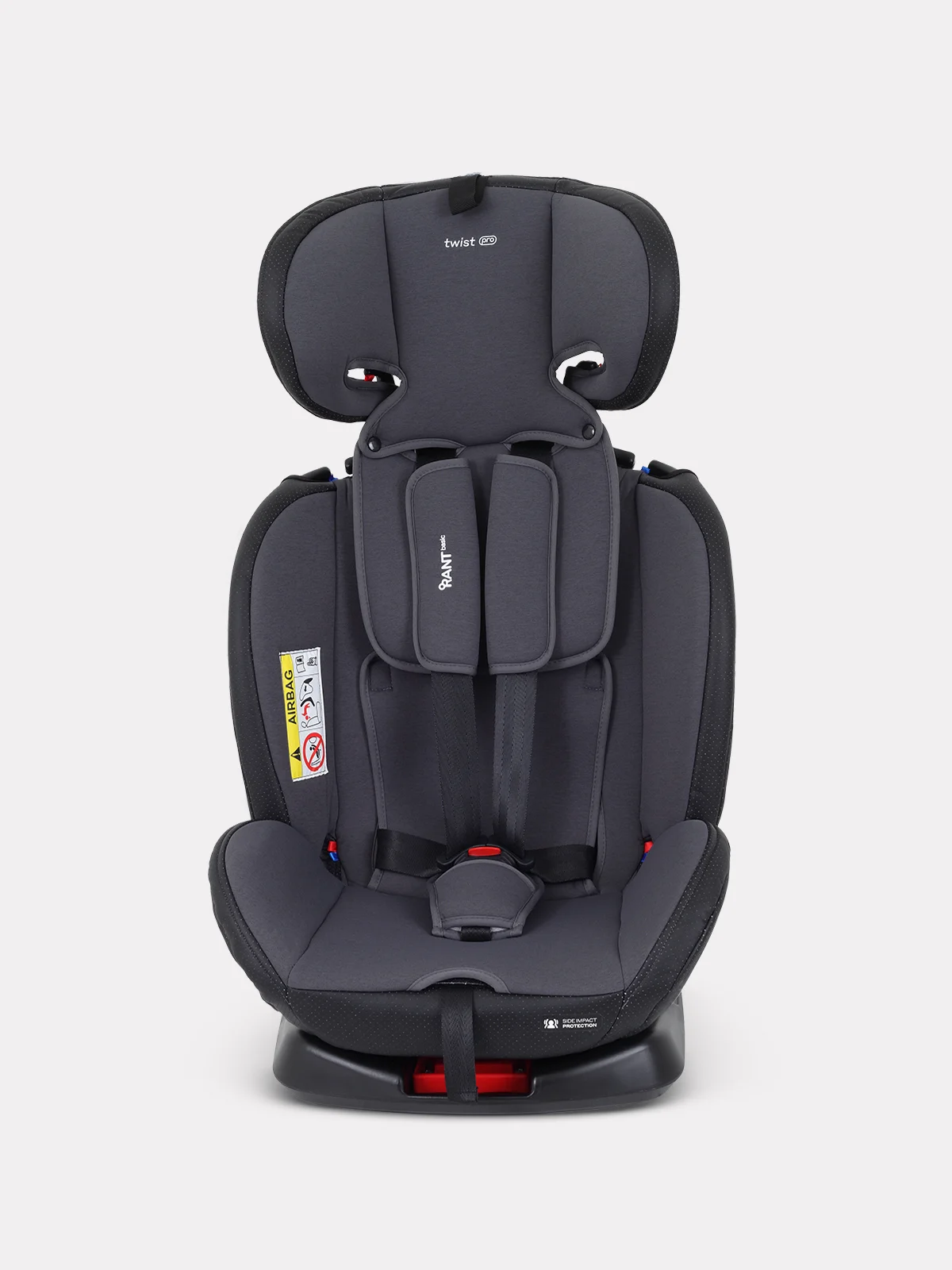 Серый автокресло RANT Twist pro isofix группа 0+-1-2-3 (0-36 кг)