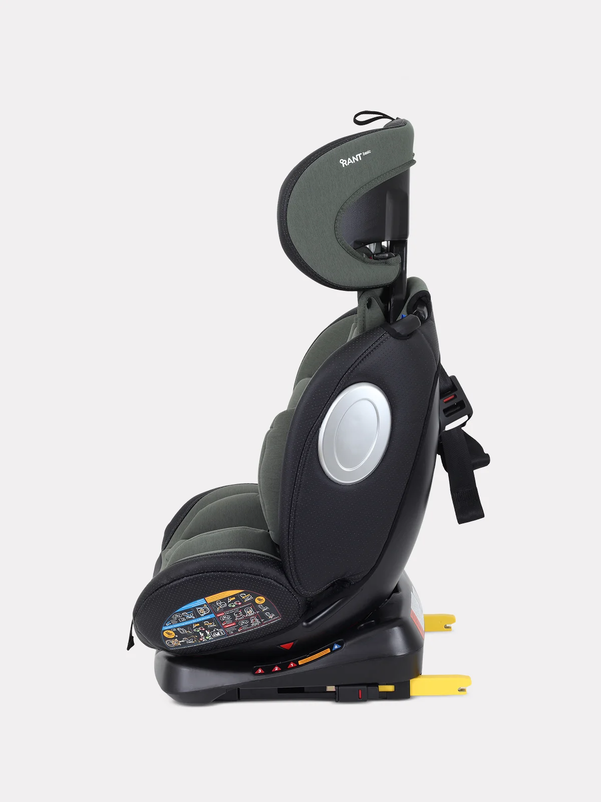 Зеленый автокресло RANT Twist pro isofix группа 0+-1-2-3 (0-36 кг)