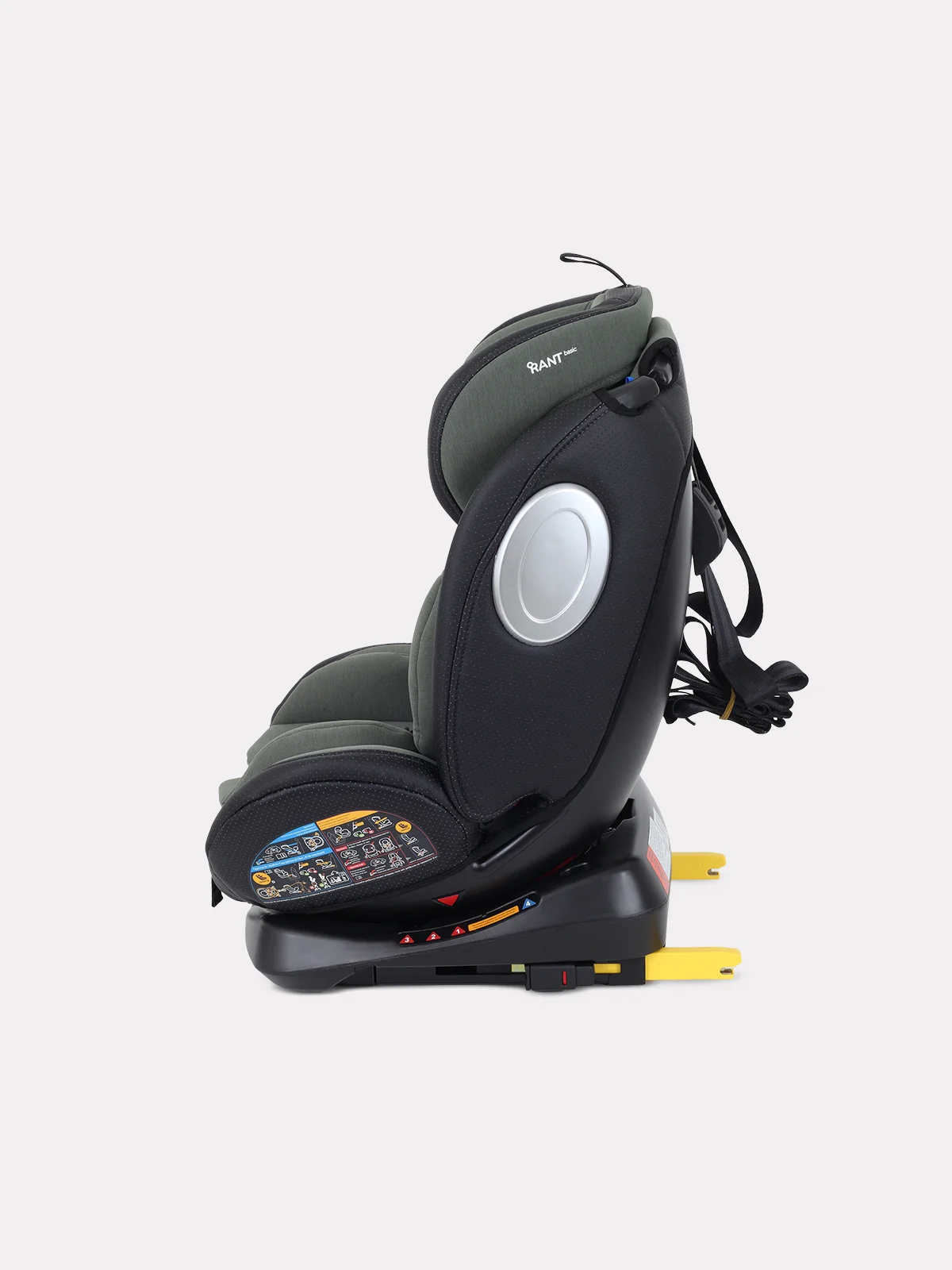 Зеленый автокресло RANT Twist pro isofix группа 0+-1-2-3 (0-36 кг)