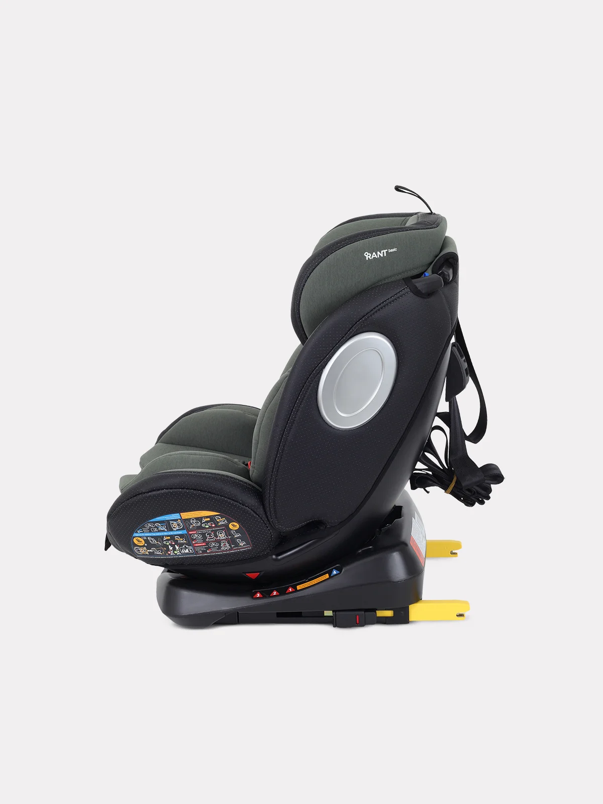 Зеленый автокресло RANT Twist pro isofix группа 0+-1-2-3 (0-36 кг)