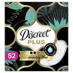 DISCREET Plus Женские гигиенические прокладки на каждый день Deo Water Lily Plus Trio 52шт