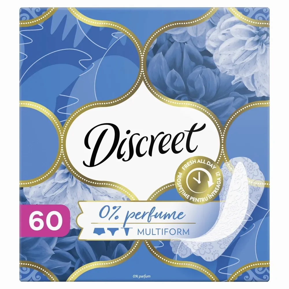 Прокладки ежедневные Discreet Air Multiform, 60 штук