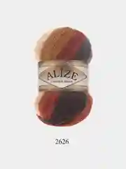 Медный пряжа Alize Angora Gold Batik, 20% шерсть, 80% акрил, 100 г, 550 м