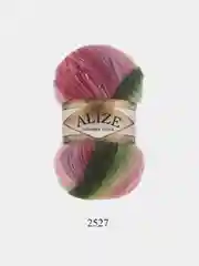Фуксия пряжа Alize Angora Gold Batik, 20% шерсть, 80% акрил, 100 г, 550 м