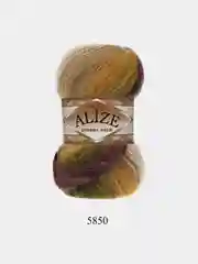 Бронзовый пряжа Alize Angora Gold Batik, 20% шерсть, 80% акрил, 100 г, 550 м