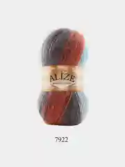 Рыжий пряжа Alize Angora Gold Batik, 20% шерсть, 80% акрил, 100 г, 550 м