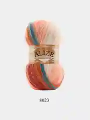 Пудровый пряжа Alize Angora Gold Batik, 20% шерсть, 80% акрил, 100 г, 550 м
