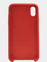 Чехол красный без логотипа для iphone xs/x